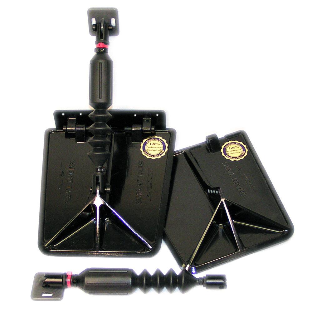 Nauticus SX9510-60 Smart Tab SX Composite Trim Tabs 9.5" x 10" - f/15-18' Boat w/60 - 135HP - Black - Kesper Supply