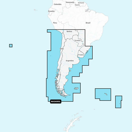 Navionics NASA005L - Chile, Argentina & Easter Island - Navionics+ - Kesper Supply