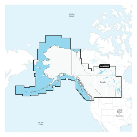 Navionics NAUS013R - Canada, West & Alaska - Navionics+ - Kesper Supply