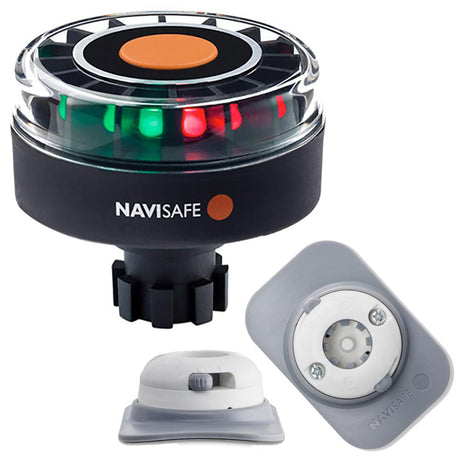 Navisafe Navilight Tricolor 2NM w/Navibolt Base & RIB Mount - White - Kesper Supply