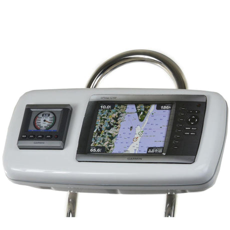 NavPod GP1040-02 SystemPod Pre-Cut f/Garmin 4008/4208 & 1 Instrument f/9.5" Wide Guard - Kesper Supply