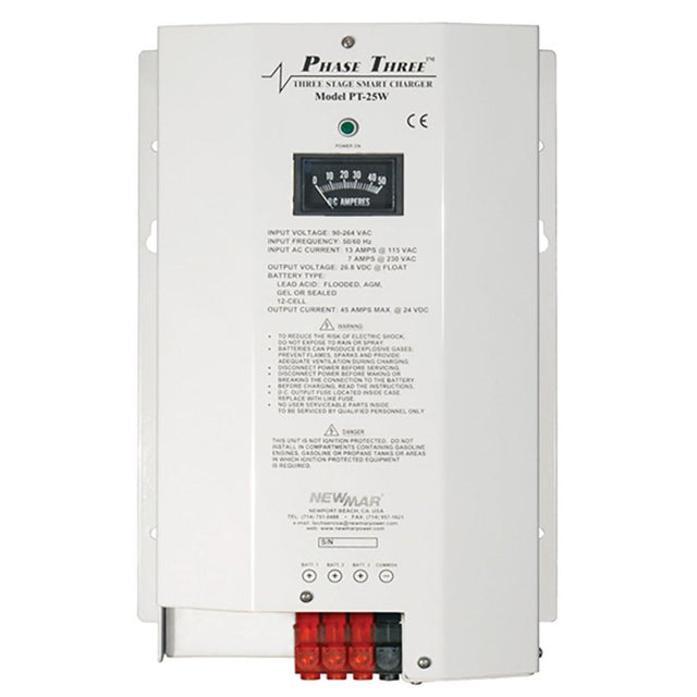 Newmar PT-25W Battery Charger - Kesper Supply