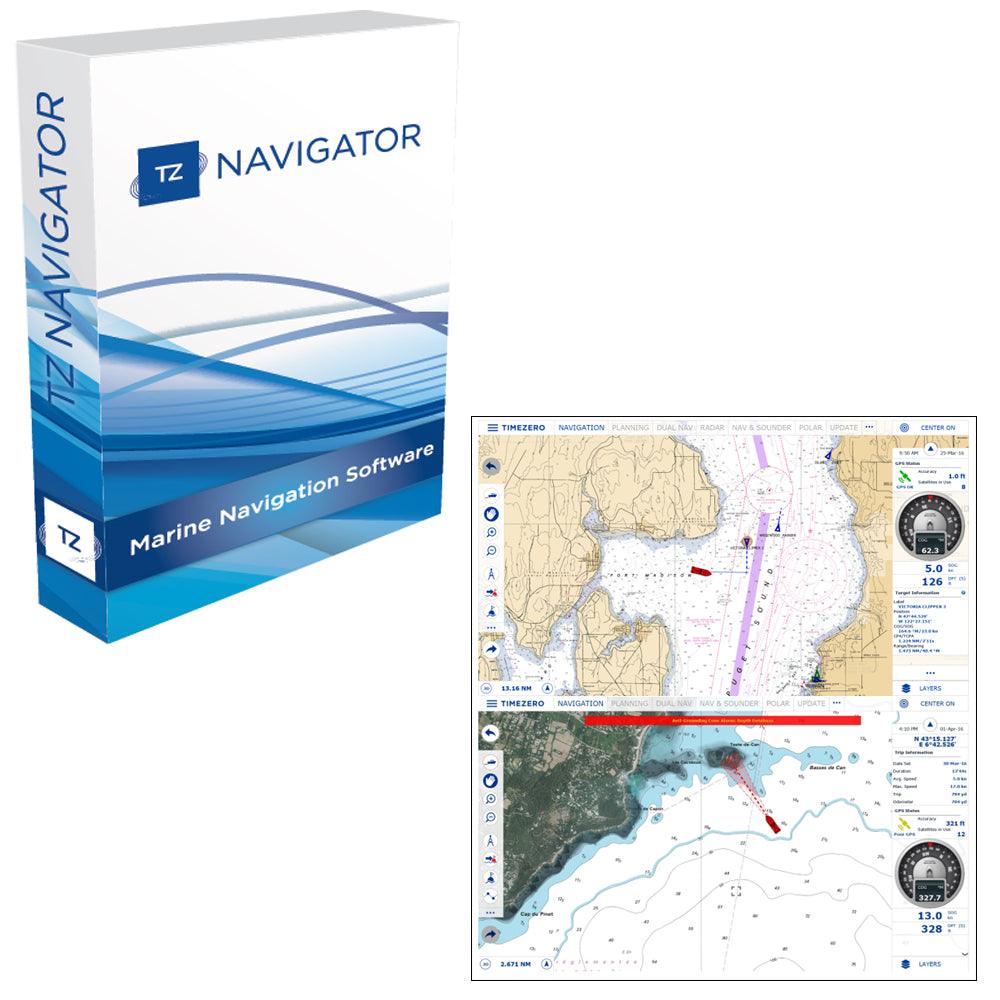 Nobeltec TZ Navigator Software - Digital Download - Kesper Supply