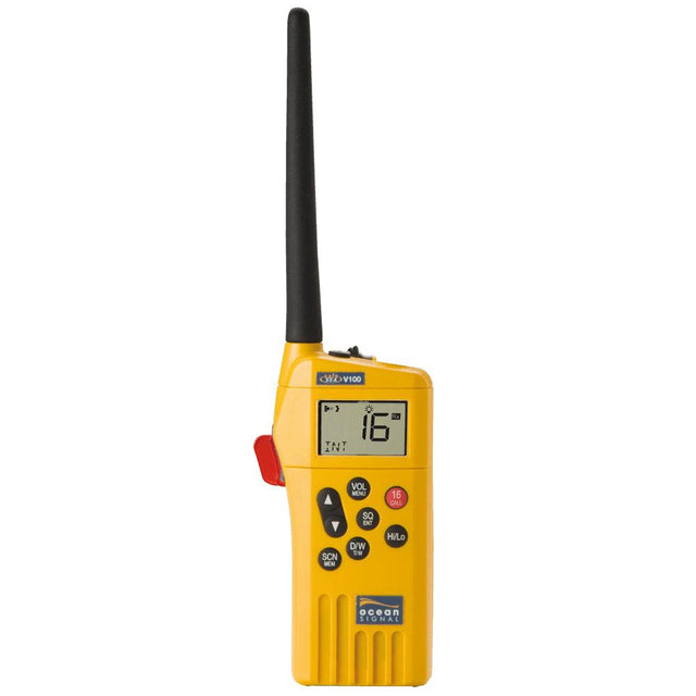 Ocean Signal SafeSea V100 GMDSS VHF Radio - 21 Channels - Kesper Supply