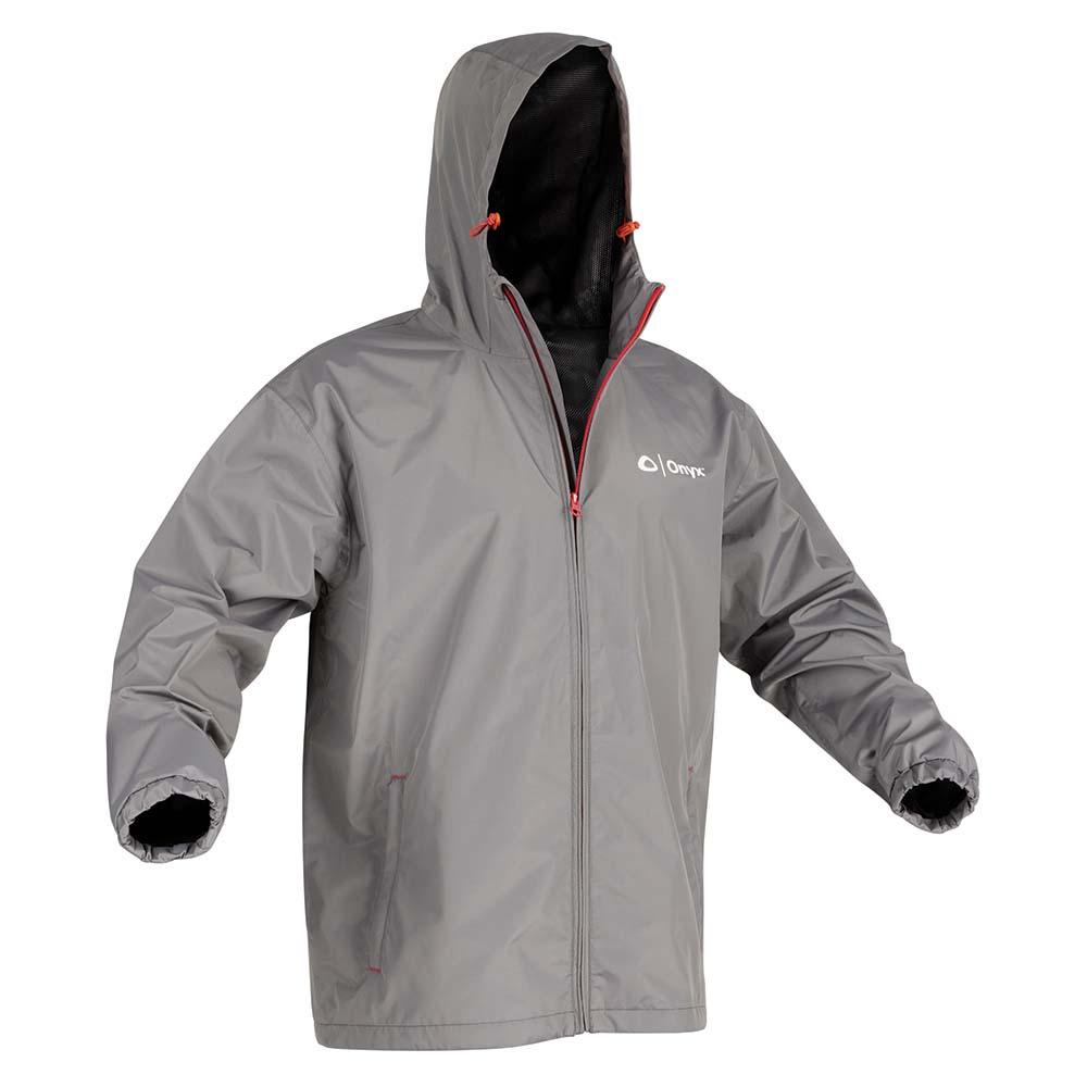 Onyx Essential Rain Jacket - Large - Grey - Kesper Supply