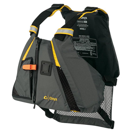 Onyx Movement Dynamic Paddle Sports Vest - Yellow/Grey - M/L - Kesper Supply