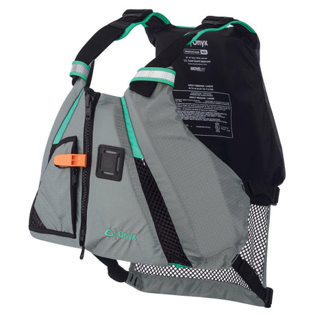 Onyx MoveVent Dynamic Paddle Sports Life Vest - M/L - Aqua - Kesper Supply