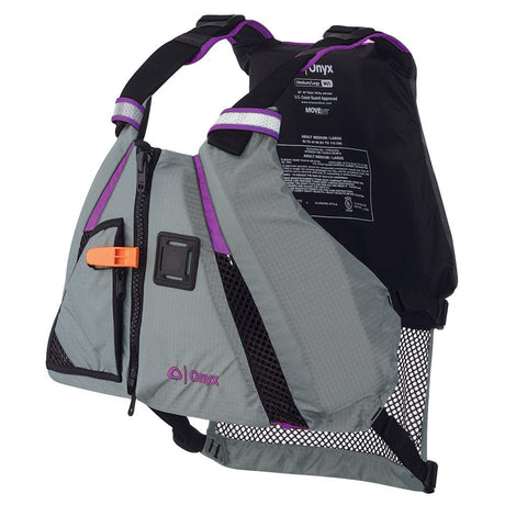 Onyx MoveVent Dynamic Paddle Sports Vest - Purple/Grey - M/L - Kesper Supply