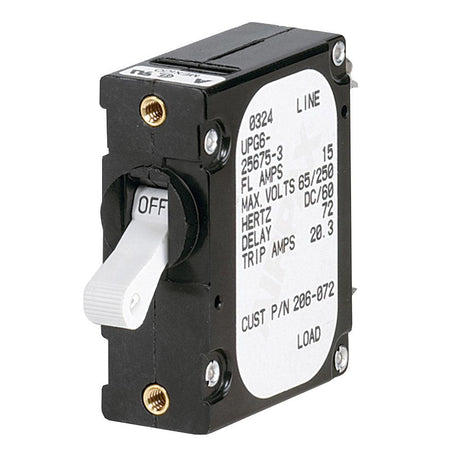 Paneltronics 'A' Frame Magnetic Circuit Breaker - 25 Amps - Single Pole - Kesper Supply