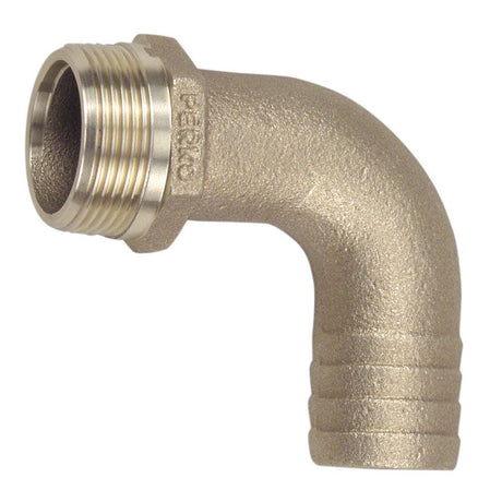 Perko 1-1/4" Pipe to Hose Adapter 90 Degree Bronze MADE IN THE USA - Kesper Supply