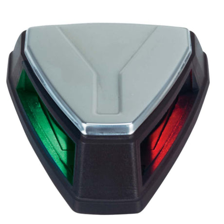 Perko 12V LED Bi-Color Navigation Light - Black/Stainless Steel - Kesper Supply