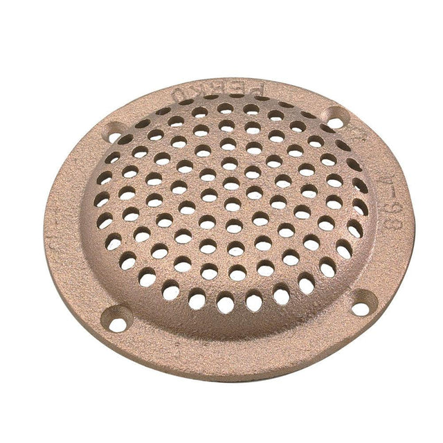 Perko 6" Round Bronze Strainer MADE IN THE USA - Kesper Supply