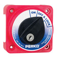 Perko 9612DP Compact Medium Duty Main Battery Disconnect Switch w/Key Lock - Kesper Supply