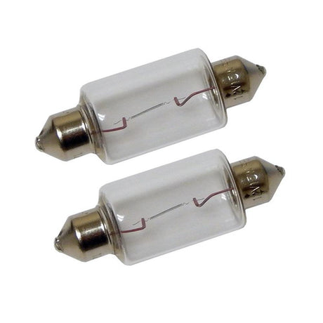 Perko Double Ended Festoon Bulbs - 12V, 15W, .97A - Pair - Kesper Supply