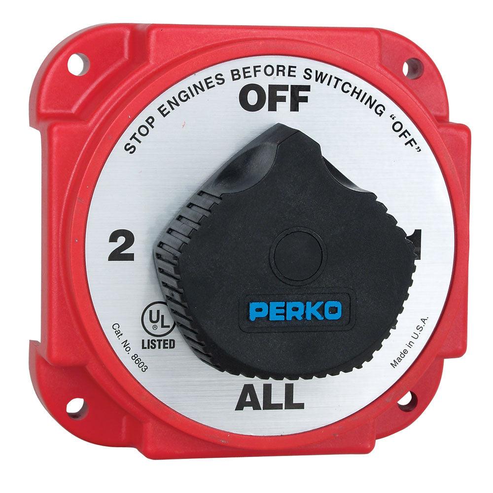 Perko Heavy Duty Battery Selector Switch w/Alternator Field Disconnect - Kesper Supply