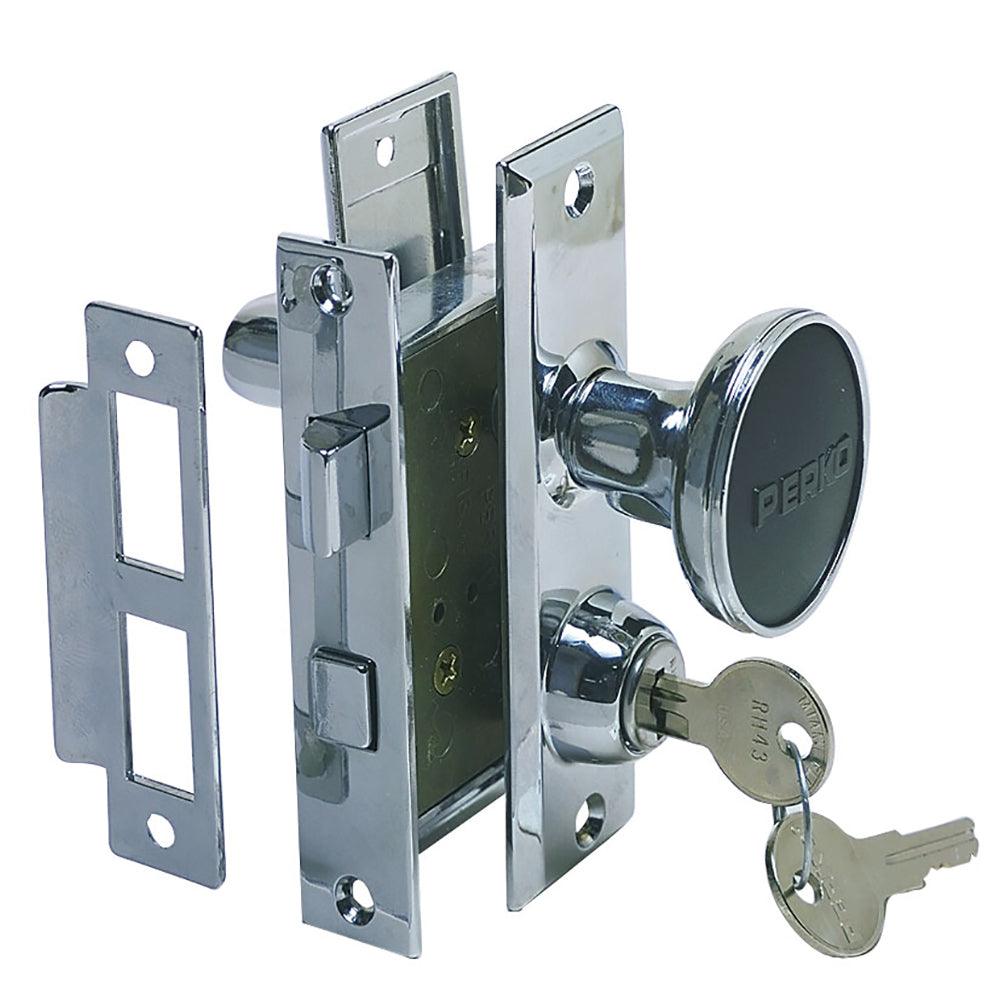 Perko Mortise Lock Set w/Bolt - Kesper Supply