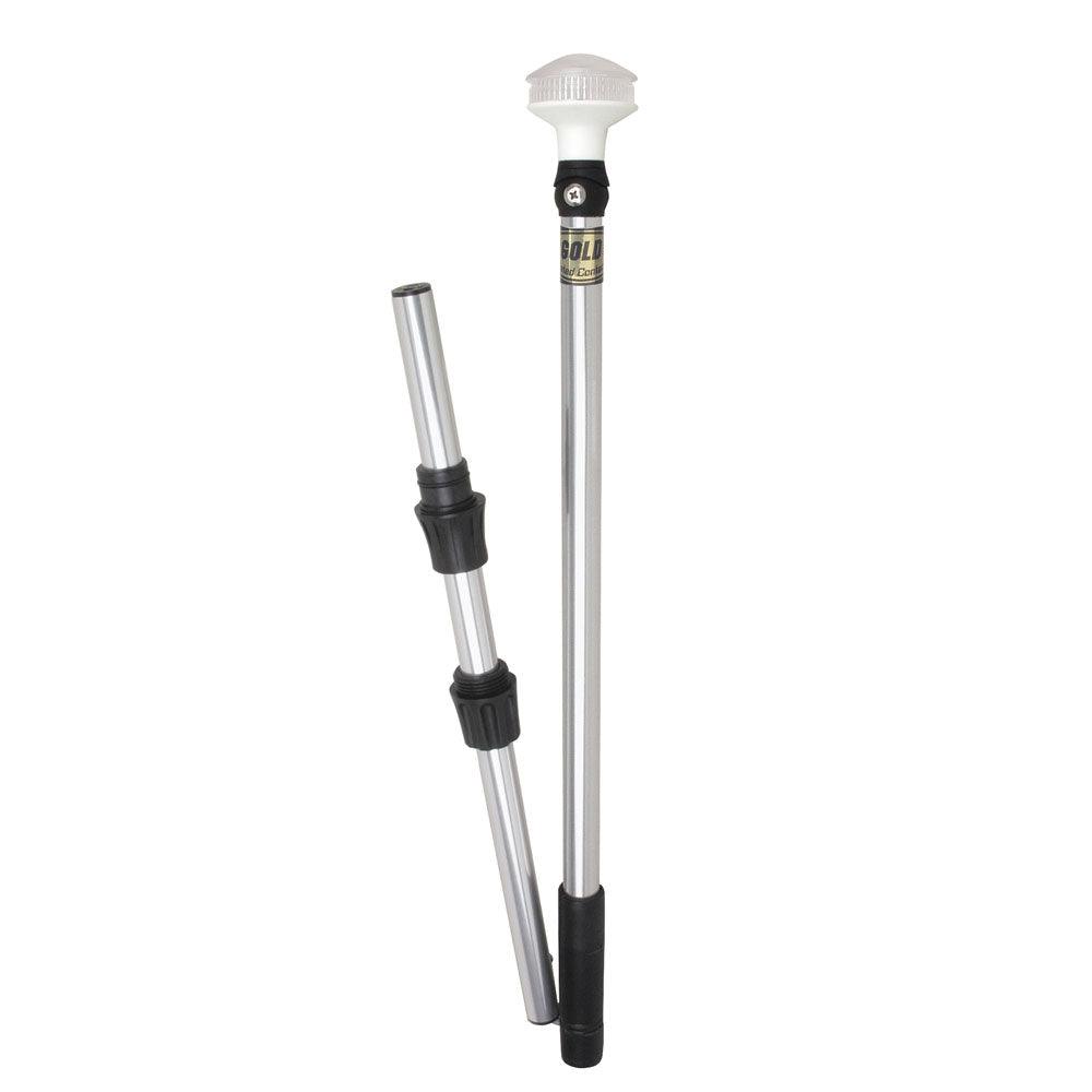 Perko Omega Series Universal LED Pole Light - 48" w/Fold In Half Pole - Kesper Supply