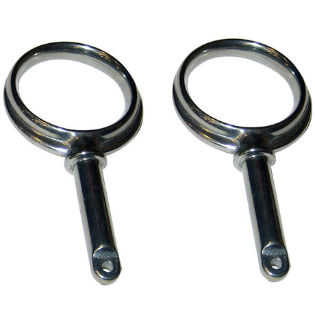 Perko Round Type Rowlock Horns - Plain Zinc - Kesper Supply