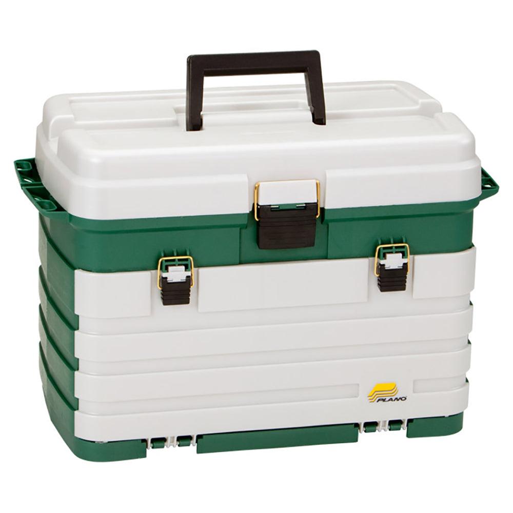 Plano 4-Drawer Tackle Box - Green Metallic/Silver - Kesper Supply