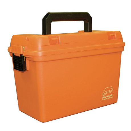 Plano Deep Emergency Dry Storage Supply Box w/Tray - Orange - Kesper Supply