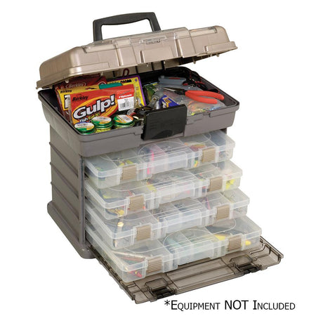 Plano Guide Series Stowaway Rack Tackle Box System - Graphite/Sandstone - Kesper Supply