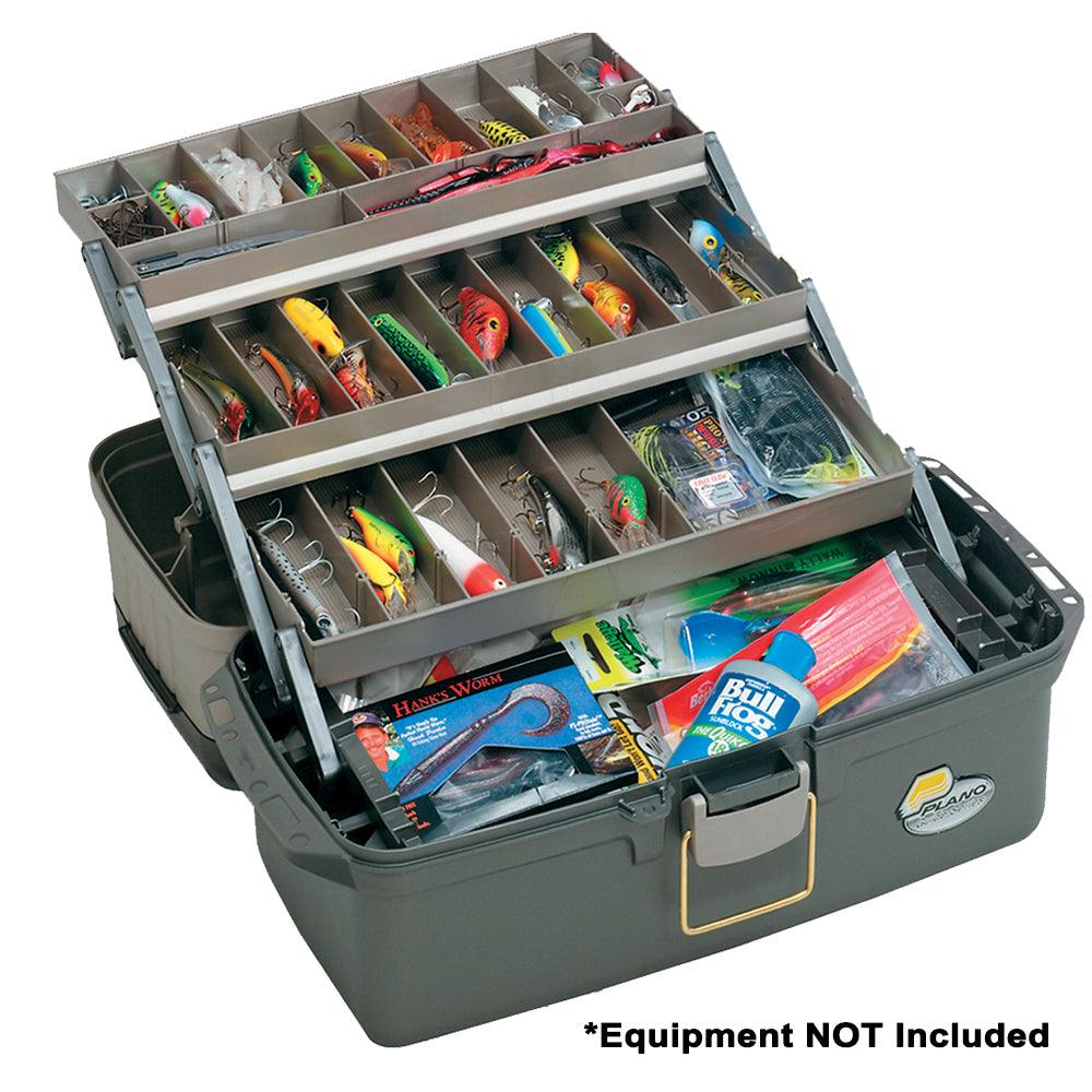 Plano Guide Series Tray Tackle Box - Graphite/Sandstone - Kesper Supply