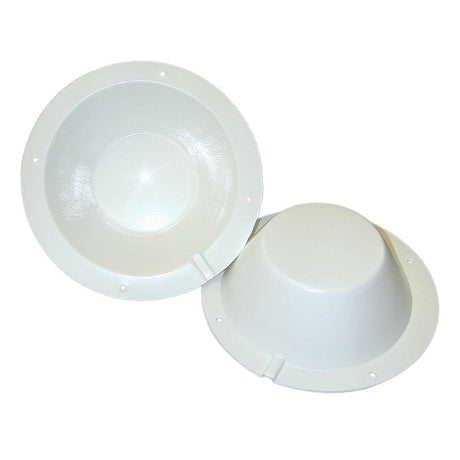 Poly-Planar 8-1/2" Speaker Back Cover - White - Kesper Supply