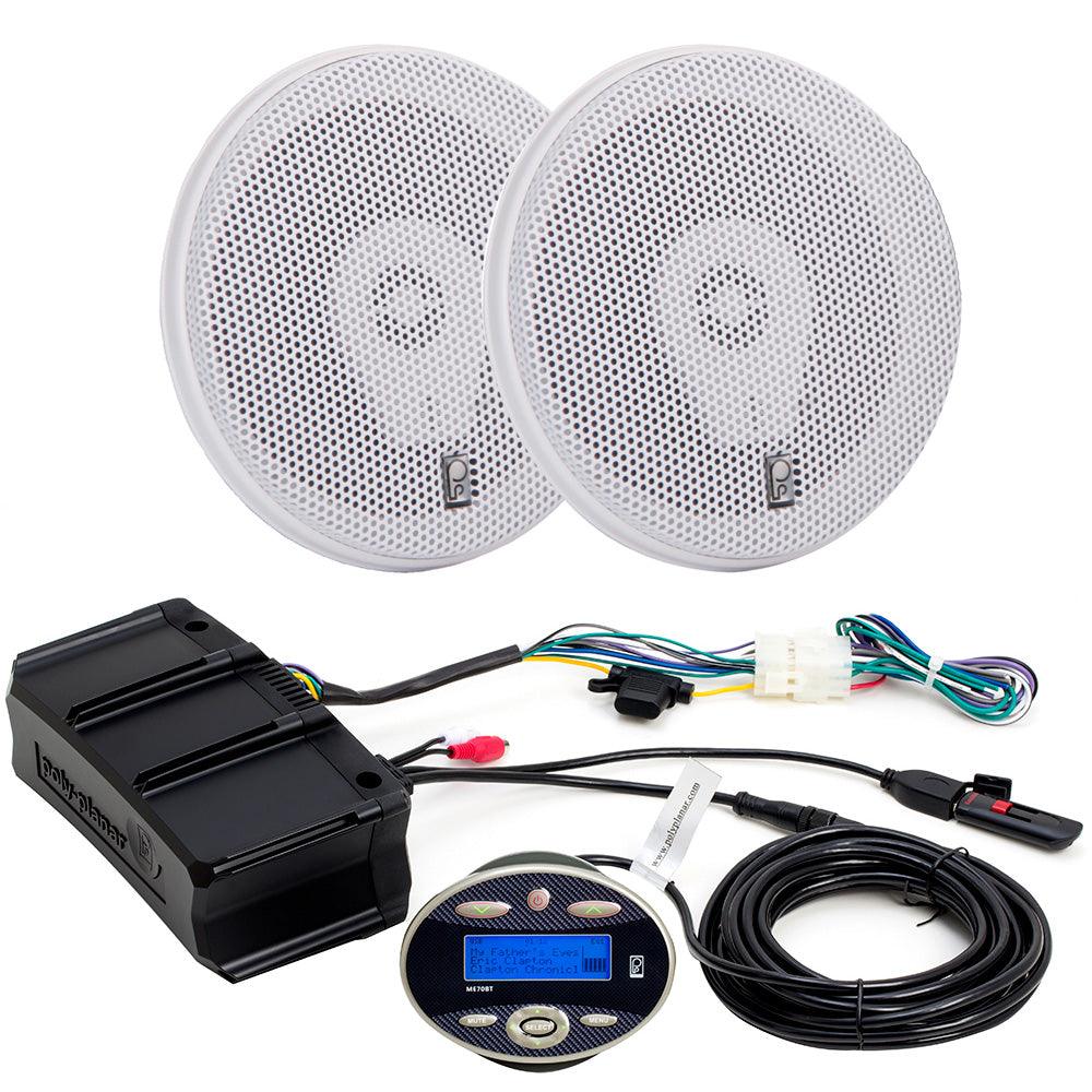 Poly-Planar Amplifier Package w/ME70BT & MA-8505W Speakers - Kesper Supply