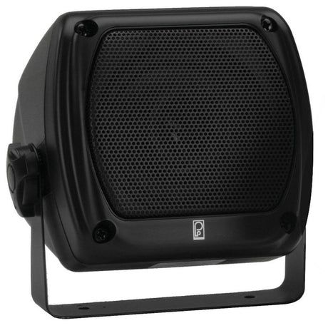 Poly-Planar MA-840 80 Watt Subcompact Box Speaker - Black - Kesper Supply