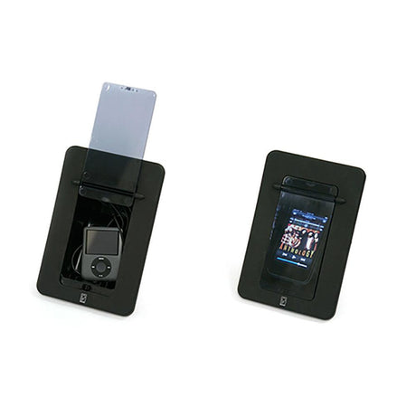 Poly-Planar Spa Side Smartphone Enclosure w/Door - Black - Kesper Supply