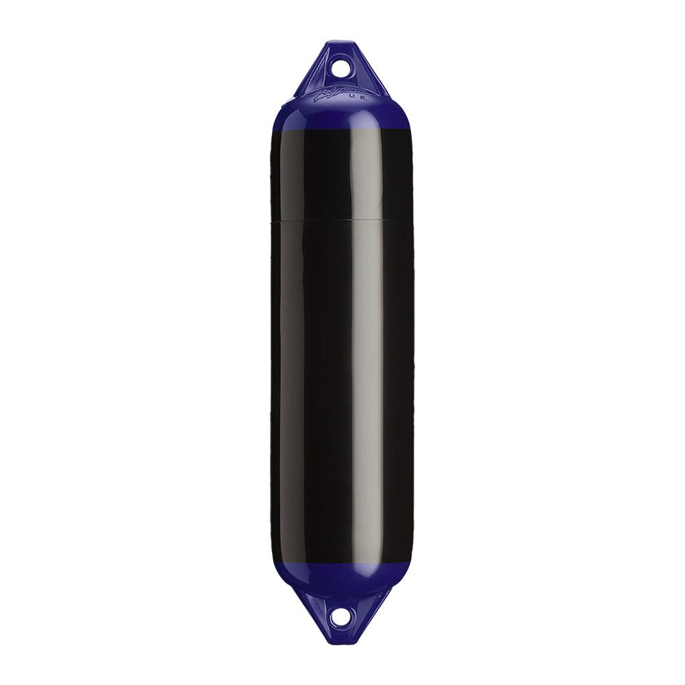 Polyform F-1 Twin Eye Fender 6" x 24" - Black - Kesper Supply