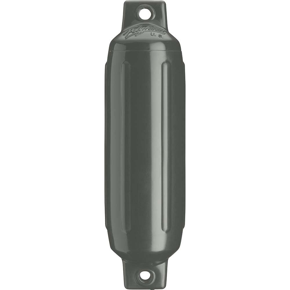 Polyform G-1 Twin Eye Fender 3.5" x 12.8" - Graphite - Kesper Supply