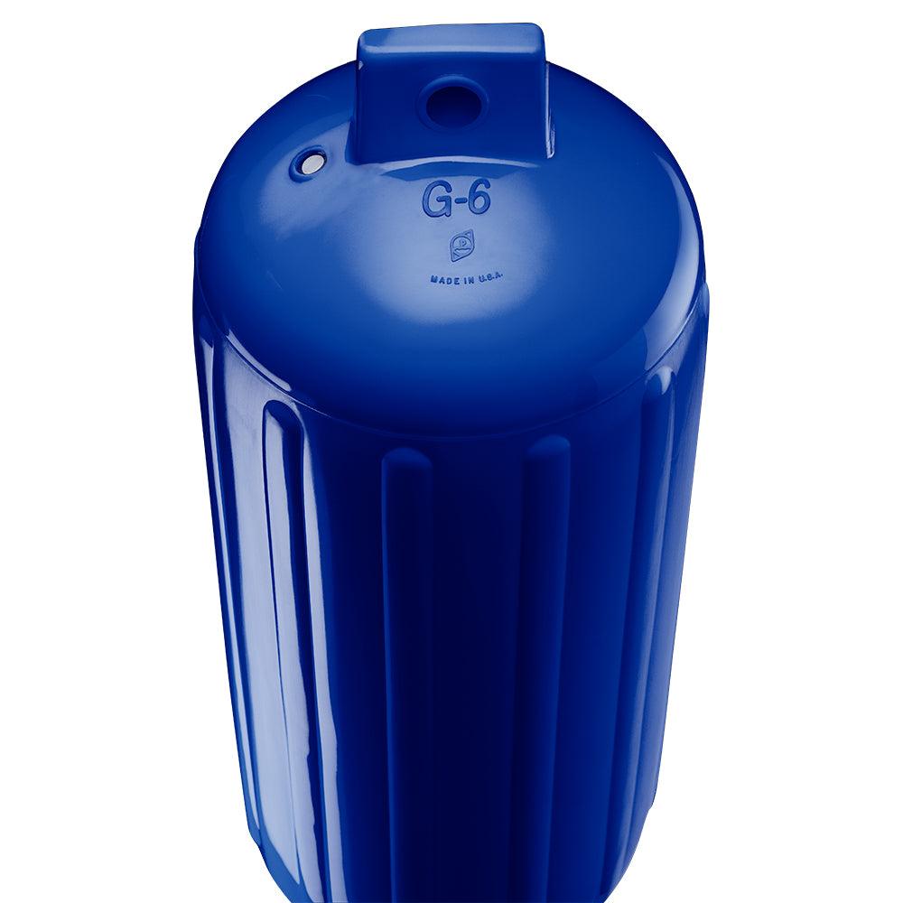 Polyform G-6 Twin Eye Fender 11" x 30" - Cobalt Blue - Kesper Supply