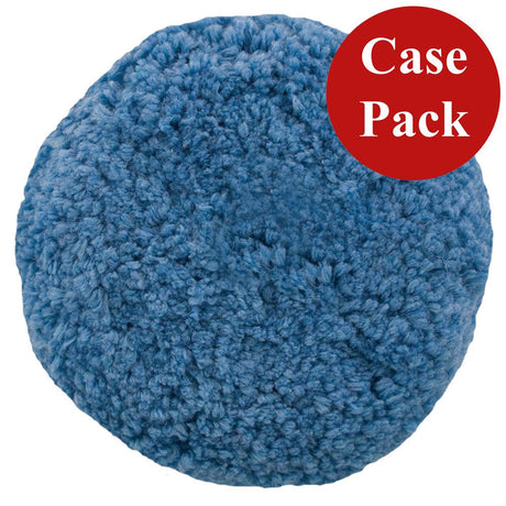 Presta Rotary Blended Wool Buffing Pad - Blue Soft Polish - *Case of 12* - Kesper Supply