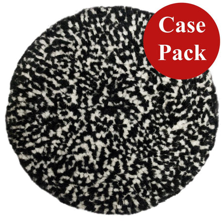Presta Wool Compounding Pad - Black & White Heavy Cut - *Case of 12* - Kesper Supply