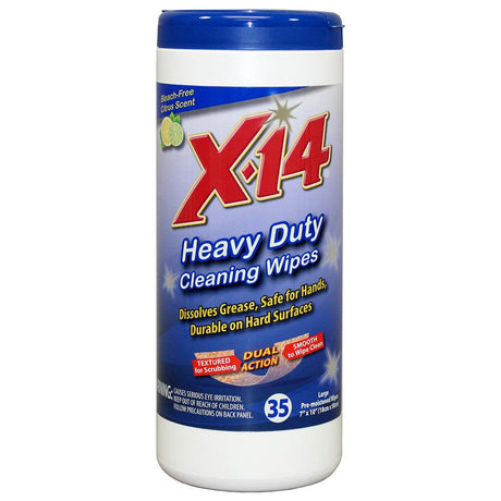 Presta X-14 Heavy-Duty Cleaning Wipes *35-Pack - Kesper Supply