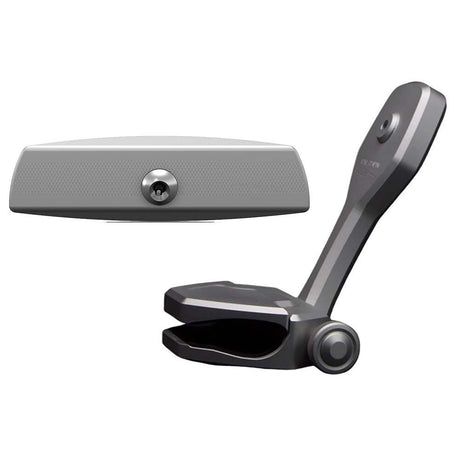 PTM Edge Mirror/Bracket Kit w/VR-140 Elite Mirror & ZXR-361 (Titanium Grey) - Kesper Supply