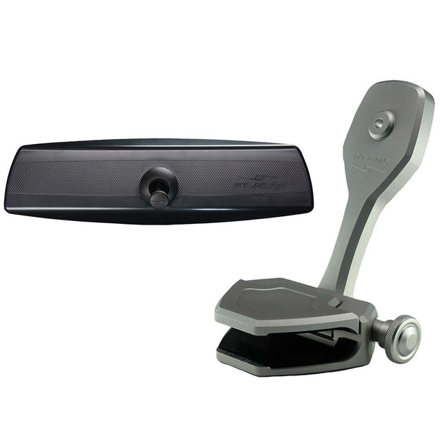 PTM Edge Mirror/Bracket Kit w/VR-140 PRO Mirror & ZXR-300 (Titanium Grey) - Kesper Supply