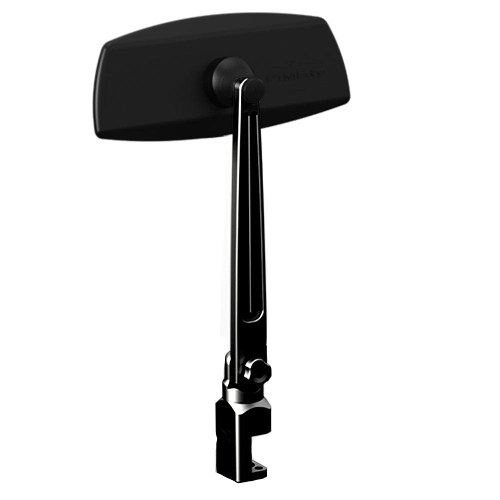 PTM Edge Pontoon Mirror/Bracket Kit w/VR-100 Pro & PCX-200 (Black) - Kesper Supply