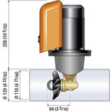 Quick Bow Thruster BTQ 110-25 25KGF - 12V - D110 - 1.3kW - Kesper Supply