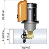 Quick Bow Thruster BTQ 125-40 40KGF - 12V - D125 - 2.2kW - Kesper Supply