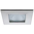 Quick Marina XP Downlight LED - 4W, IP66, Screw Mounted - Square Stainless Bezel, Square Warm White Light - Kesper Supply