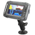 RAM Mount 1" Ball "Light Use" Composite Mount f/Lowrance Elite-4 & Mark-4 Series Fishfinders - Kesper Supply