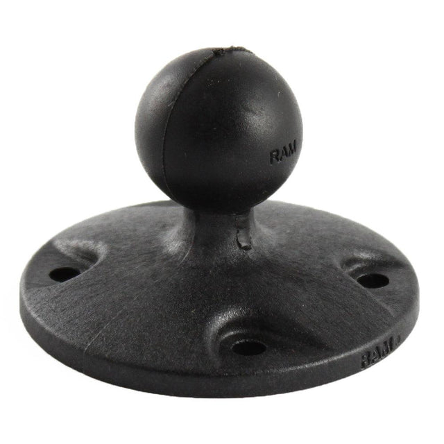 RAM Mount 2.5" Composite Round Base w/1" Ball - Kesper Supply