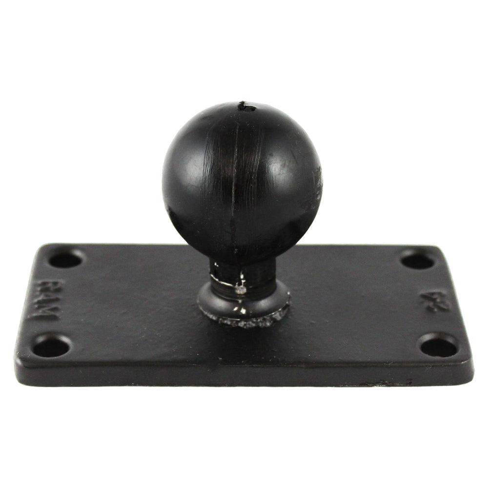 RAM Mount 2" x 4" Rectangle Base w/1.5" Ball - Kesper Supply