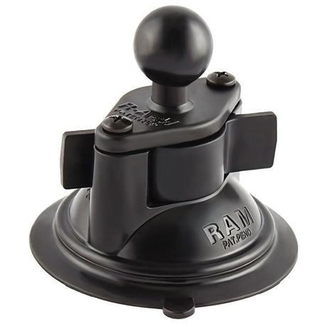 RAM Mount 3.25" Diameter Suction Cup Twist Lock Mount w/1" Ball - Kesper Supply