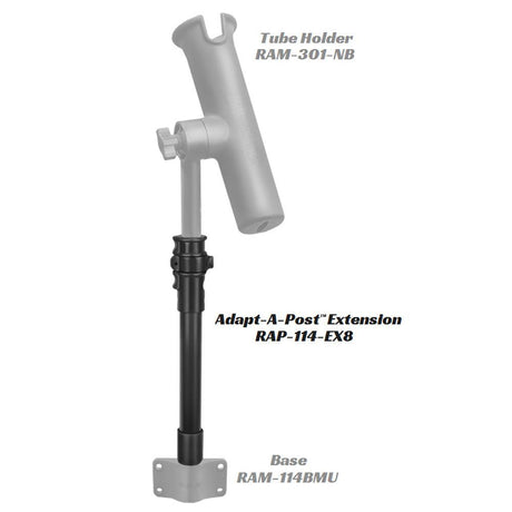 RAM Mount Adapt-a-Post 11" Extension Pole - Kesper Supply