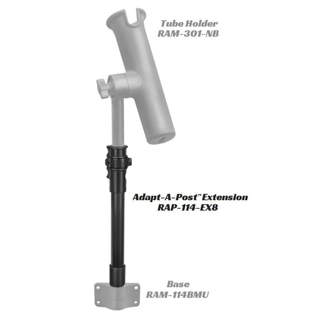 RAM Mount Adapt-a-Post 11" Extension Pole - Kesper Supply