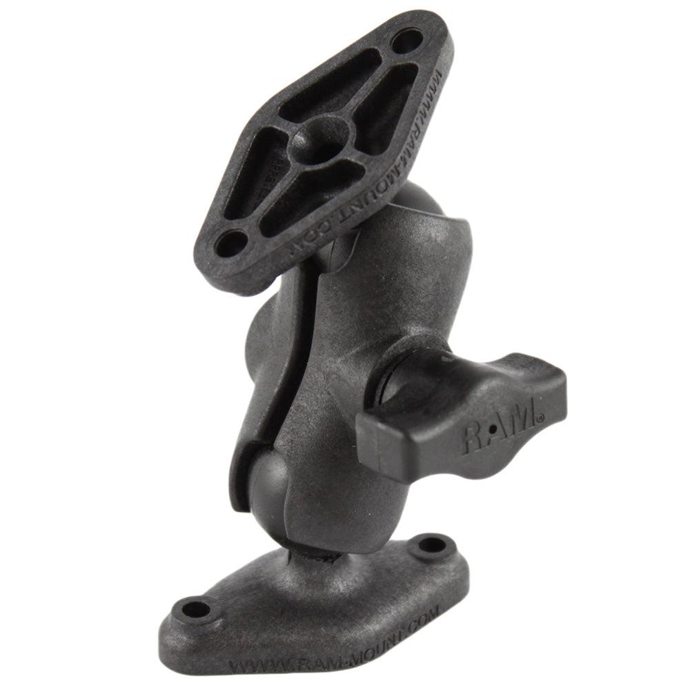 RAM Mount Composite Short Socket Arm w/2 Diamond Bases - Kesper Supply