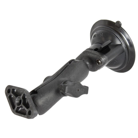 RAM Mount Composite Twist Lock Suction Cup w/Double Socket Arm & Double Base Adapter - Kesper Supply